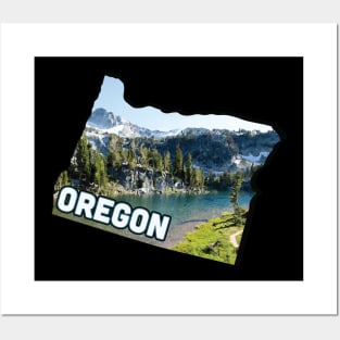 Oregon state, Oregon hiking trails gift, Oregon home state Posters and Art